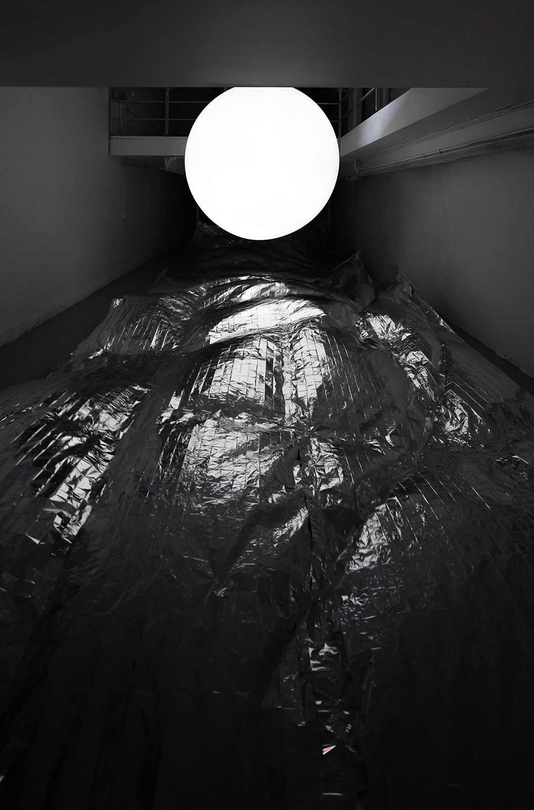 Full Moon Reflected On The Ocean At 01:34